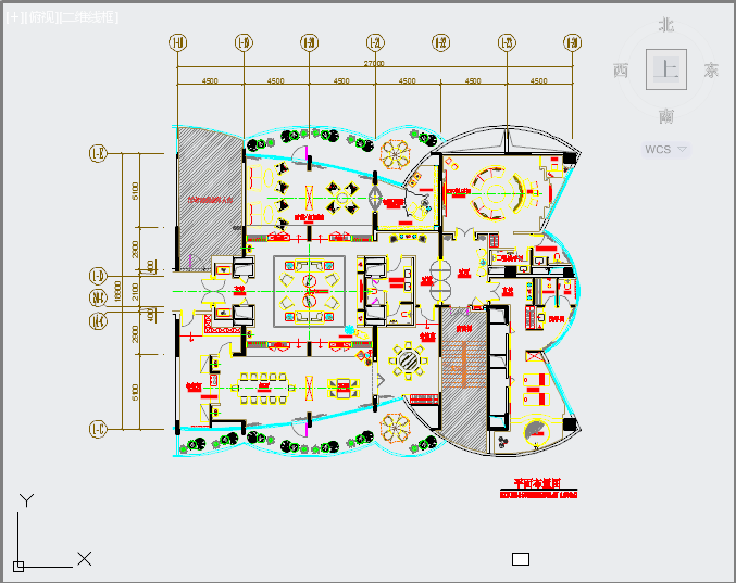 【佛山】顺德华美达酒店十八层会所室内设计方案CAD图纸