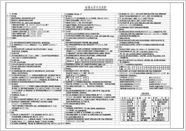 【广东】某经济合作社给排水消防施工图-图二