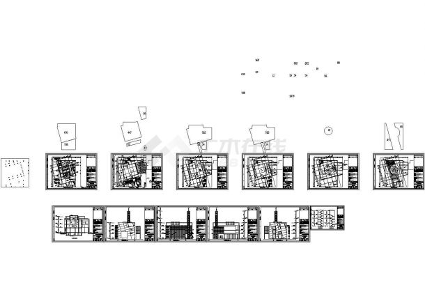 沪东清真寺建筑设计CAD图-图一