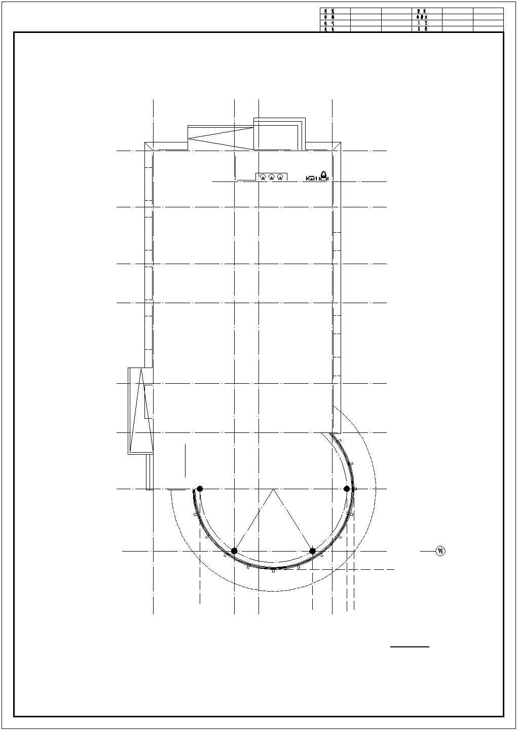 某小区钢筋砼框架结构物管会所土建设计图