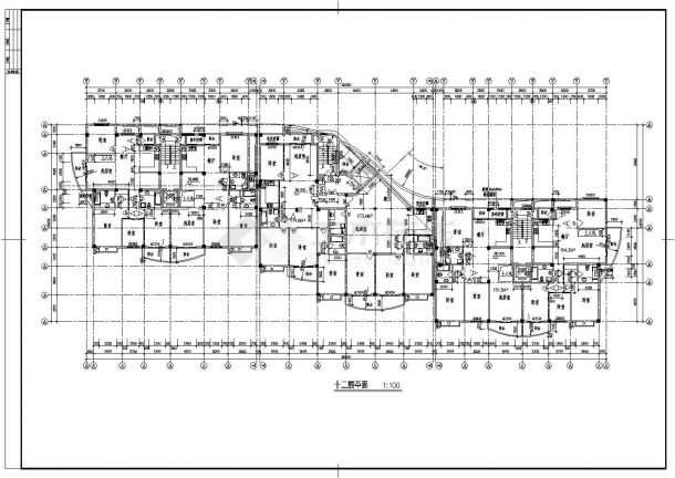某地区十五层住宅楼建筑设计施工图-图二