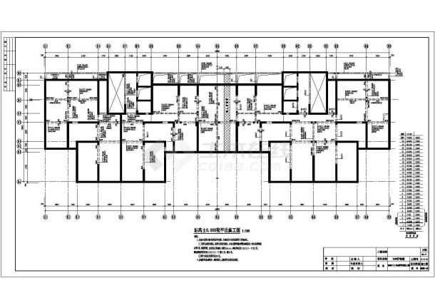 25层剪力墙结构高层住宅结构施工图纸（含地下室）-图一