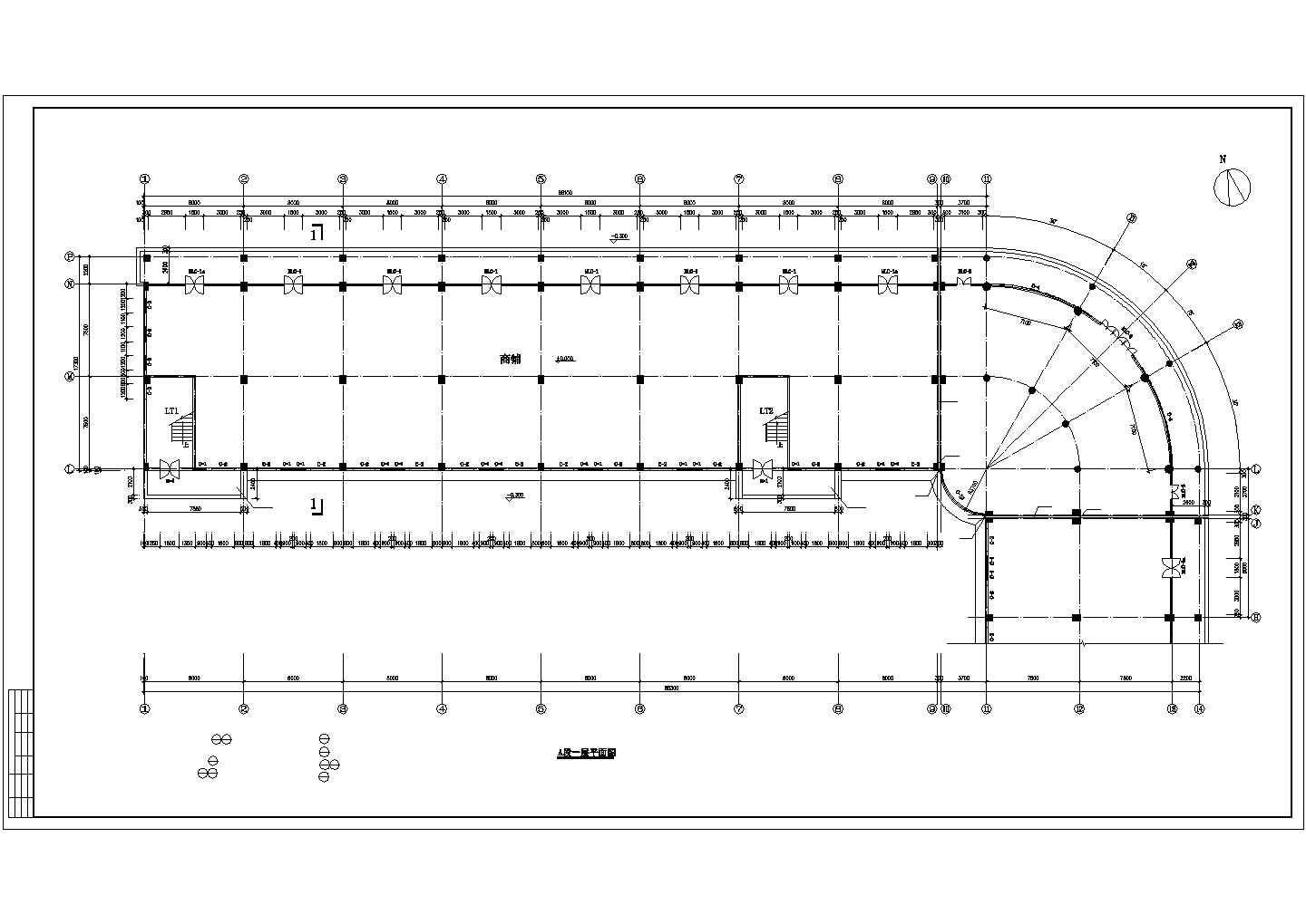 【东莞市】五层钢混结构宿舍楼建筑施工图，含效果图