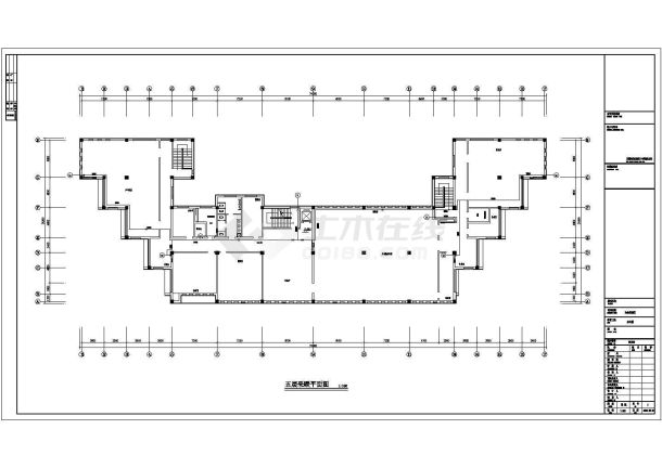 五层办公大楼地热盘管系统采暖设计施工图-图一