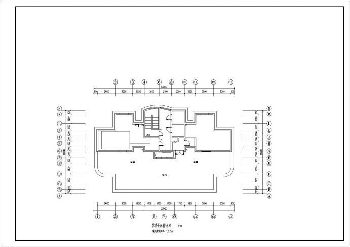 某小区十八层框架结构住宅楼给排水设计方案图_图1