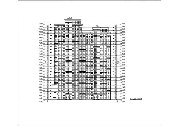 某27层剪力墙结构住宅建筑方案设计图纸-图二