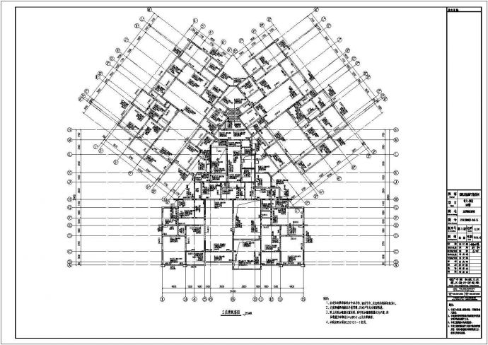 某30层剪力墙结构住宅楼结构设计施工图_图1