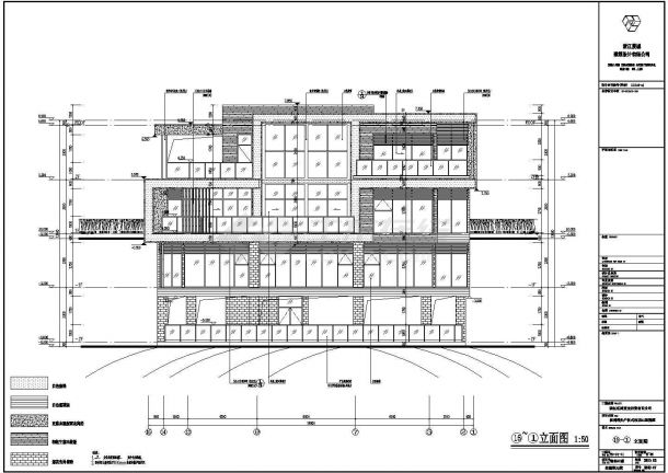 浙江某地四层框架结构别墅建筑设计方案图纸-图一