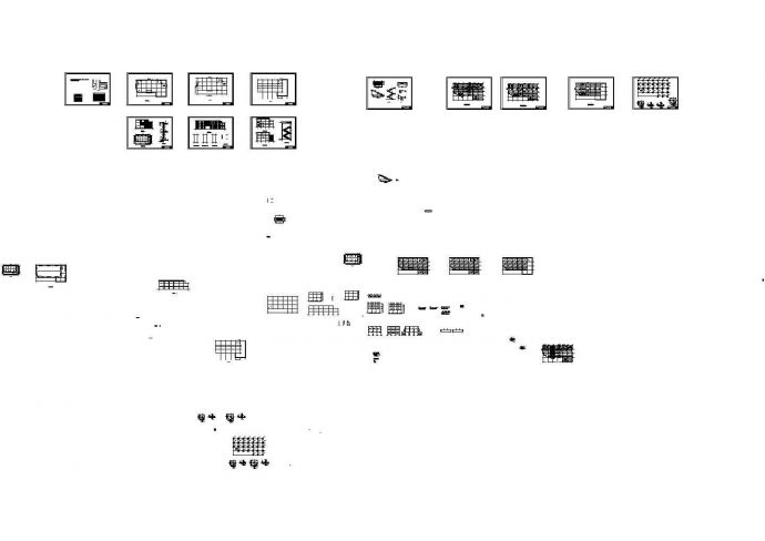 某3层百货商场建筑cad全套图纸_图1