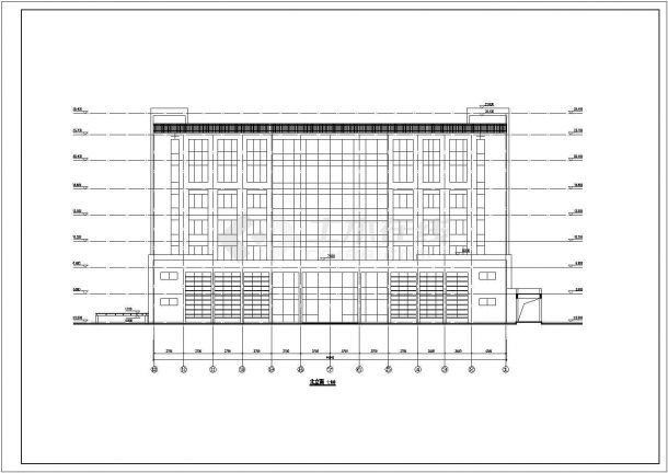 某地七层框架结构医院综合楼建筑方案设计-图一