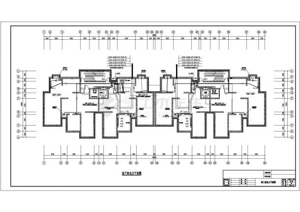 某小区20层住宅楼电气设计全套施工图-图一