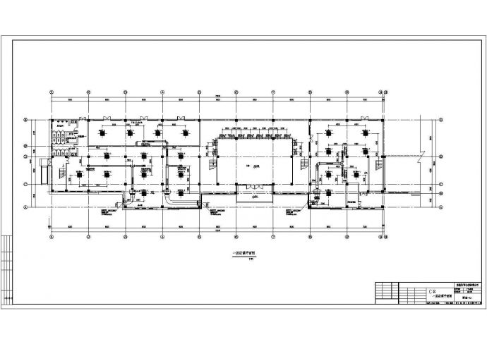 安徽某公司办公楼暖通系统全套设计施工图_图1