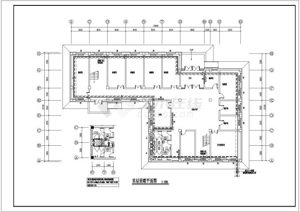 【河南】某社区附属用房采暖设计施工图-图二