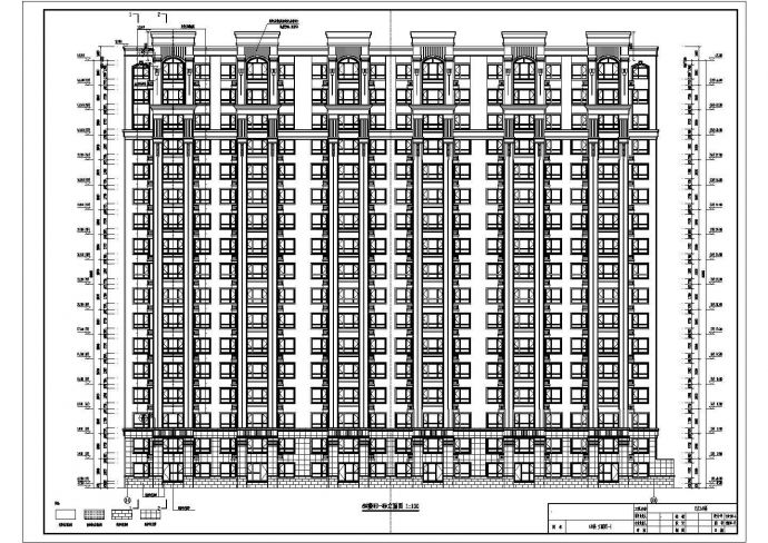 【吉林省】某6#中高层住宅楼建筑设计施工图_图1