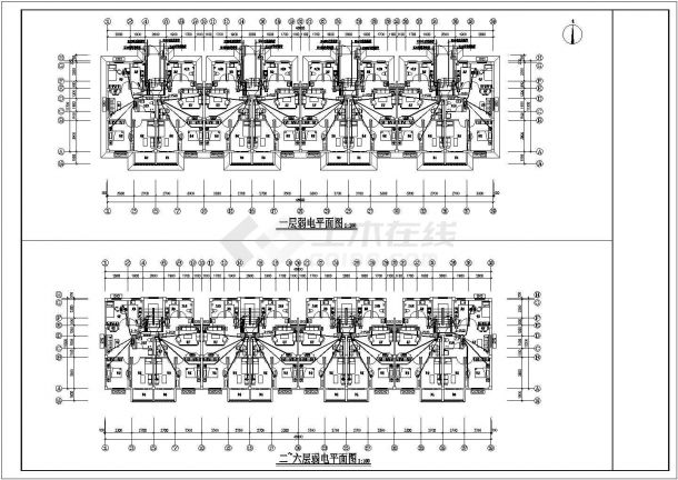 某住宅区6层住宅楼电气设计施工图-图二