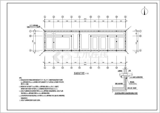 某单位三层小办公楼电气设计施工图-图一