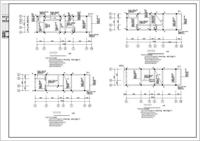 某地区民用住宅底框结构结构设计施工图_图1