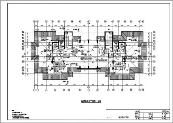 33层剪力墙结构住宅楼结构施工图（含建施）-图二