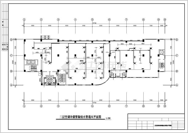 【西安】某维修站综合楼空调设计图纸-图二