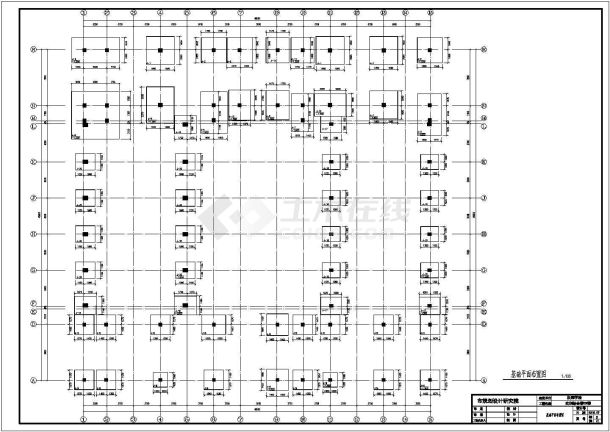 五层框架结构技师学院综合楼结构施工图（含建筑图）-图一
