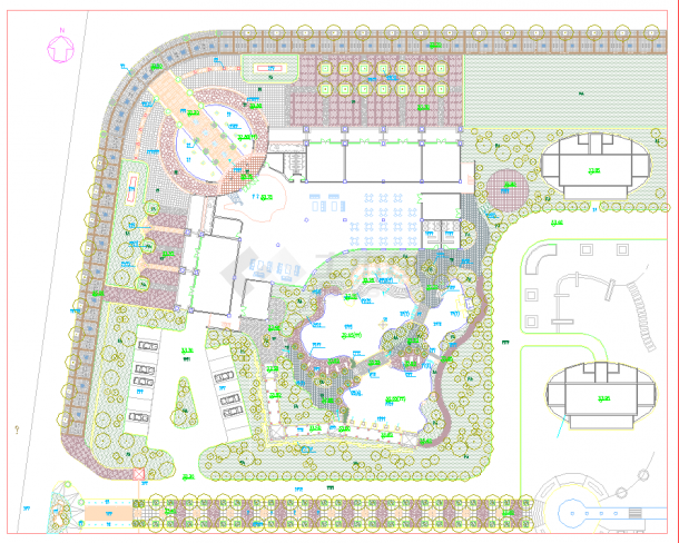 【四川】科技园建筑景观设计全套施工图(含水电)-图一