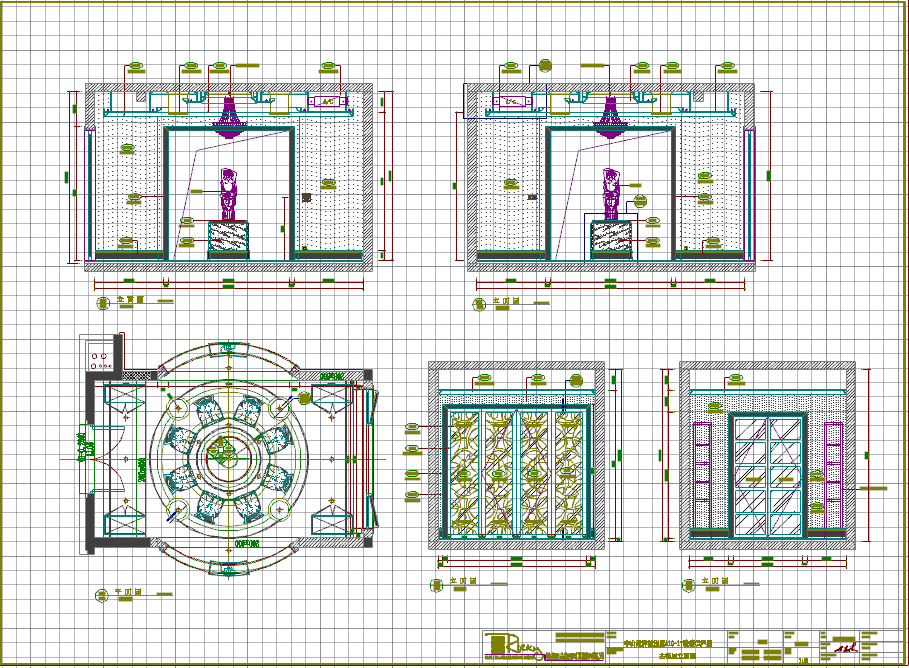 名师设计现代两层中山远洋城别墅C2户型全套室内精装修施工图（附效果图）