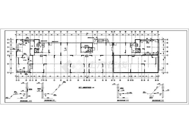 某16层商住楼住宅地板辐射采暖商业散热器采暖暖通设计图-图一
