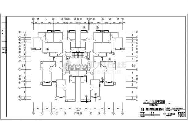 西安某科技园区二十六层住宅电气施工图-图二
