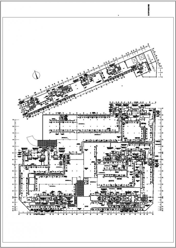 【江苏】某住宅小区地下车库通风系统设计图纸_图1