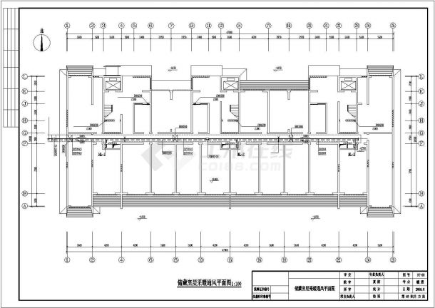 【浙江】某十二层住宅楼采暖系统设计图-图一