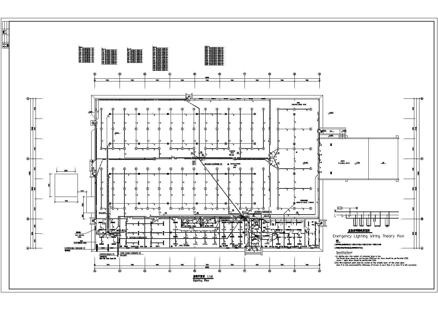 某厂房工程电气设计施工图（全集）