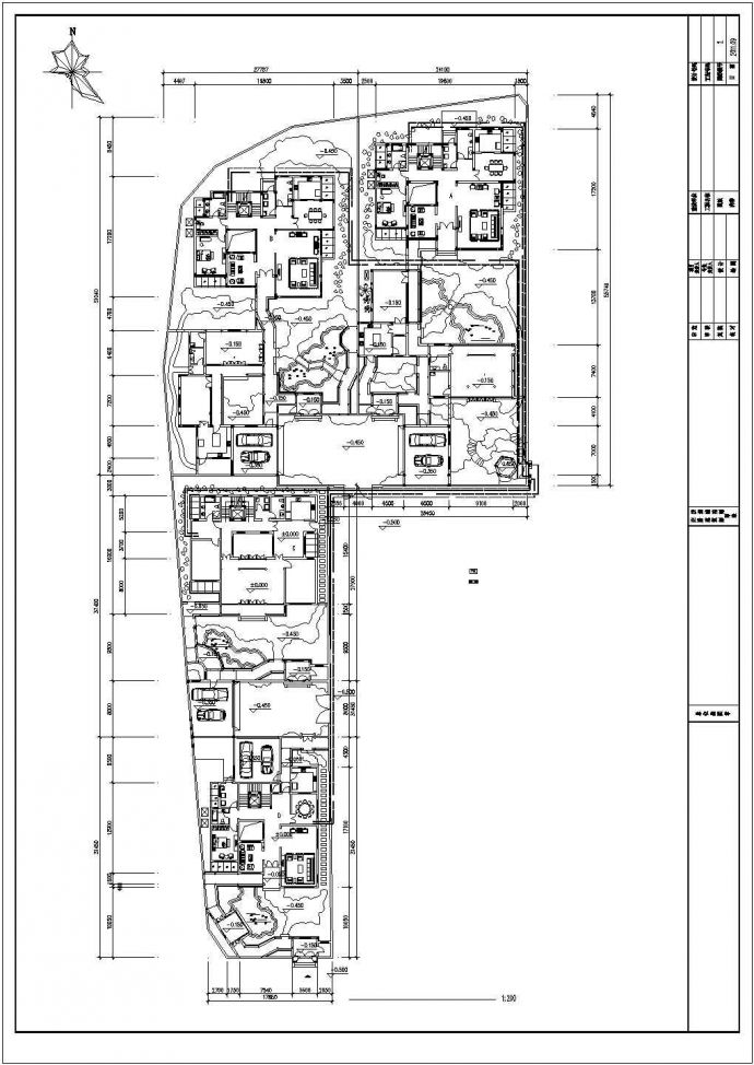 某城市别墅庭院景观照明系统施工CAD图纸_图1