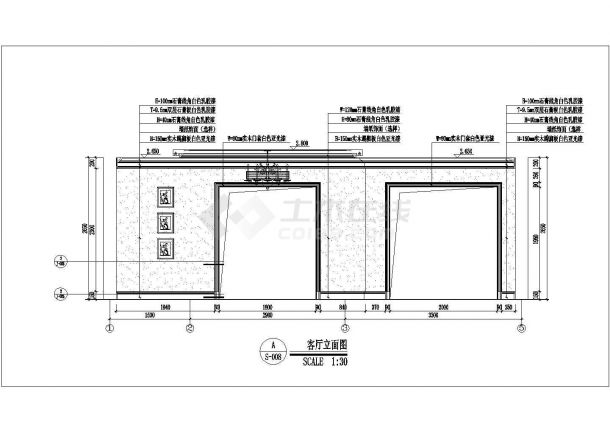 【浙江】现代风格154平三居室施工图-图一