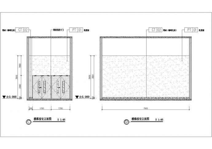 【广东】全国连锁百货商场空间室内CAD施工图（附效果图）_图1