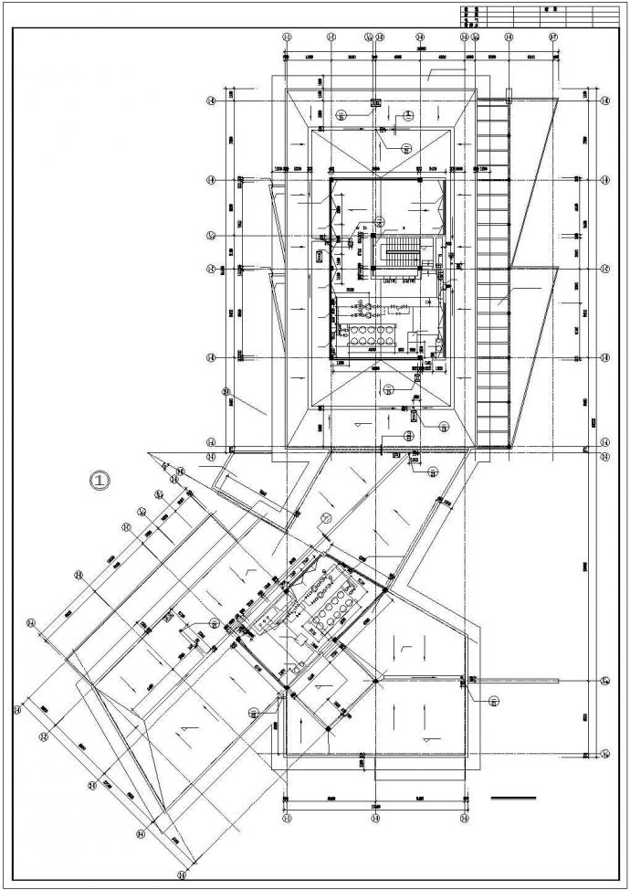 大学行政办公楼采暖空调通风系统设计施工图（含冷冻站）_图1