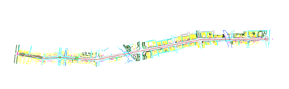 【温州】宽敞大道两侧景观改造设计施工图
