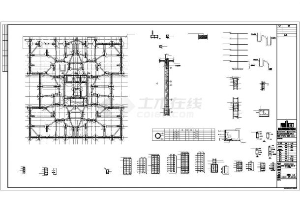 某32层剪力墙结构住宅结构设计施工图（含计算书）-图二