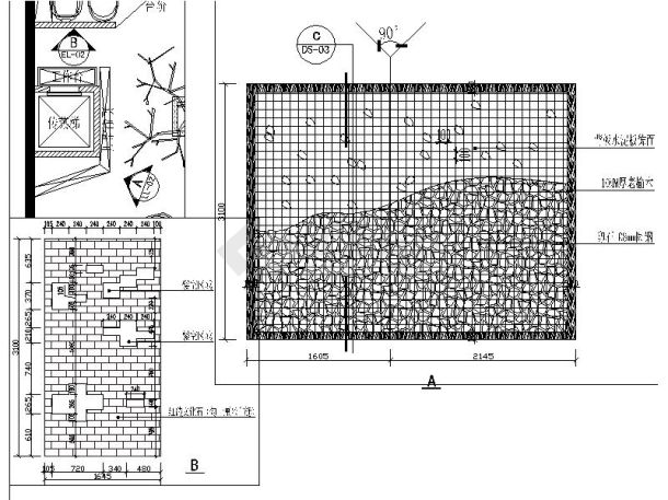 【天津】知名设计公司餐饮空间设计施工图(附效果图)-图二