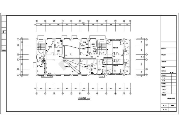 某地厂区综合楼电气设计施工图（含设计说明）-图一