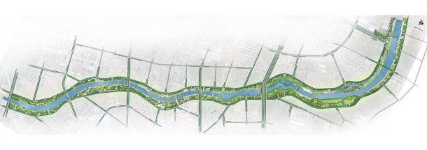 【内蒙古】生态文化亲民河流滨水设计方案（jpg格式）-图一
