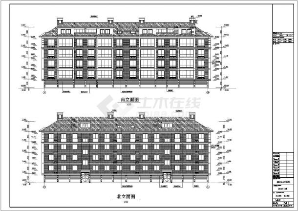 慈溪市大岐山村经济合作社农民公寓施工图-图一