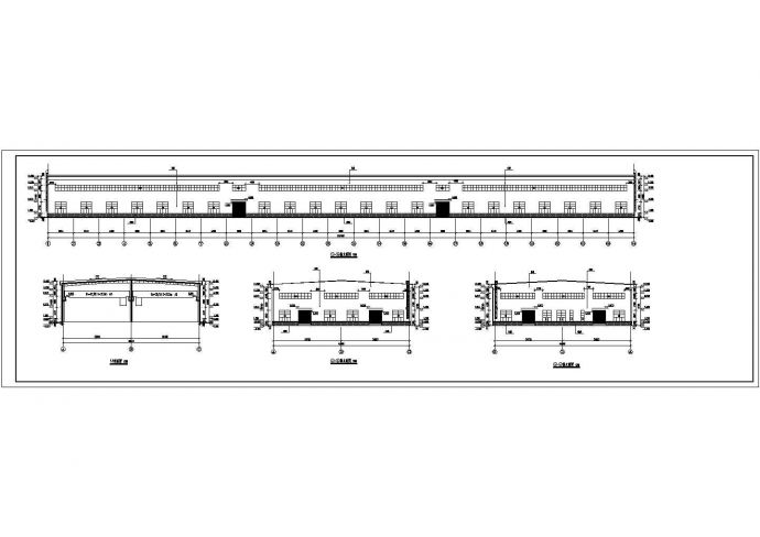 某地单层钢结构厂房建筑设计图（含32吨吊车和20吨吊车）_图1