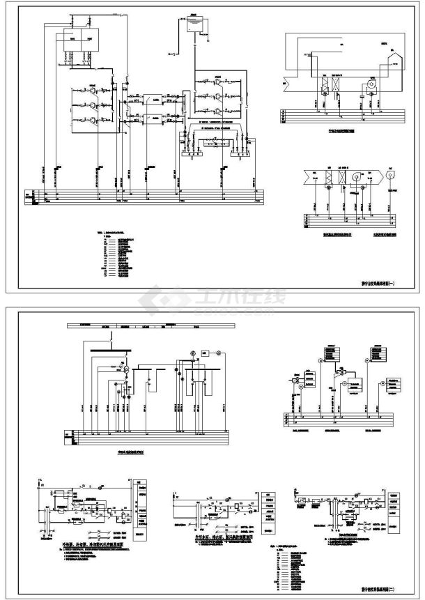 楼宇智能控制原理图纸设计-图一