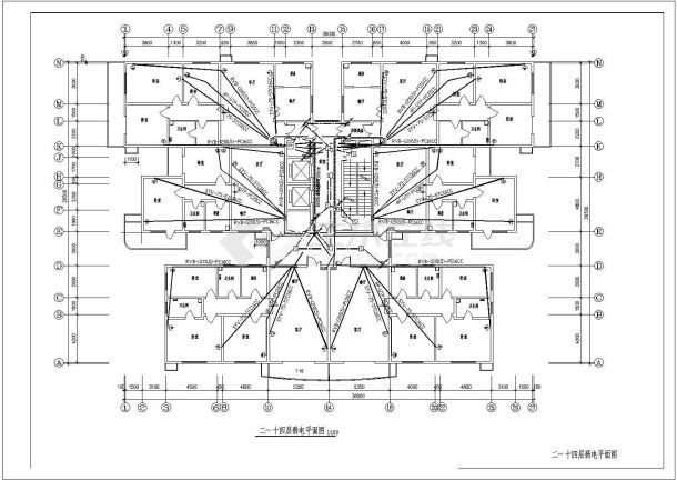 某地十七层住宅楼电气设计施工图（全集）-图二