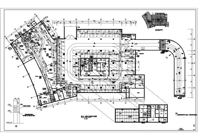 某市国际商务大厦的暖通空调设计图纸_图1
