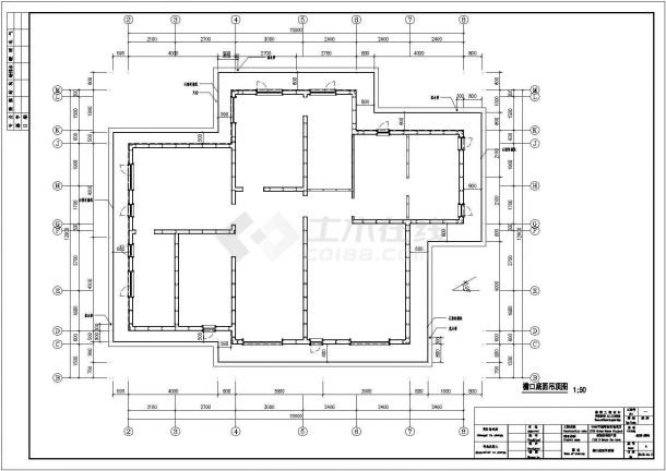 BLM结构体系别墅结构施工图（含建筑施工图）-图二