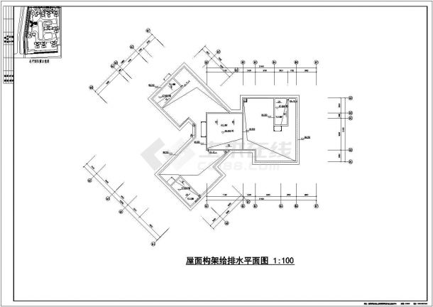 某小区二十九层框架结构住宅楼给排水消防施工图-图一