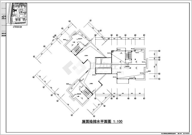 某小区二十九层框架结构住宅楼给排水消防施工图-图二