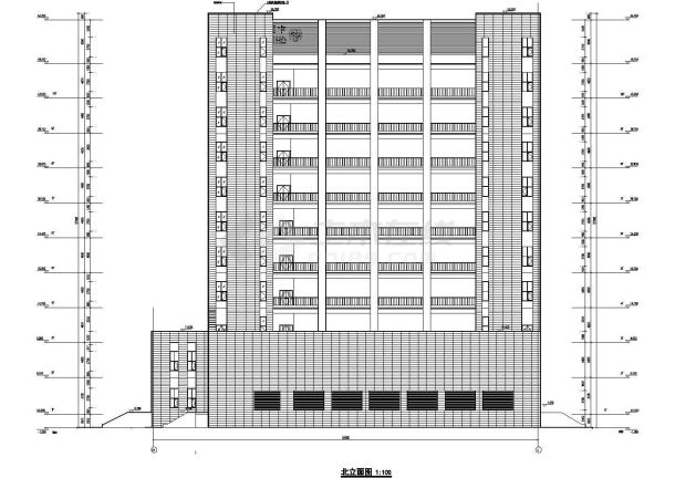 【山东省】某高层办公楼建筑结构施工图-图一