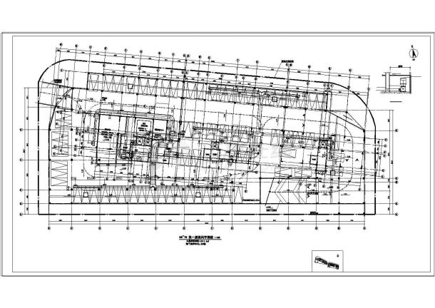 【江西】小高层商住楼通风防排烟系统设计施工图（最新设计）-图一
